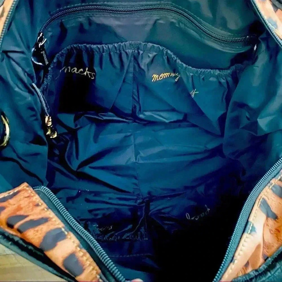 Rebecca Minkoff Marissa Leopard Nylon Diaper Bag - Picture 8 of 11